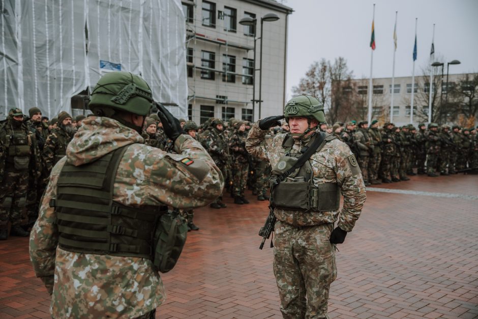 Pratybose Kaišiadoryse – bataliono dydžio šaulių pajėgos