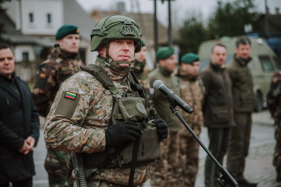 Pratybose Kaišiadoryse – bataliono dydžio šaulių pajėgos