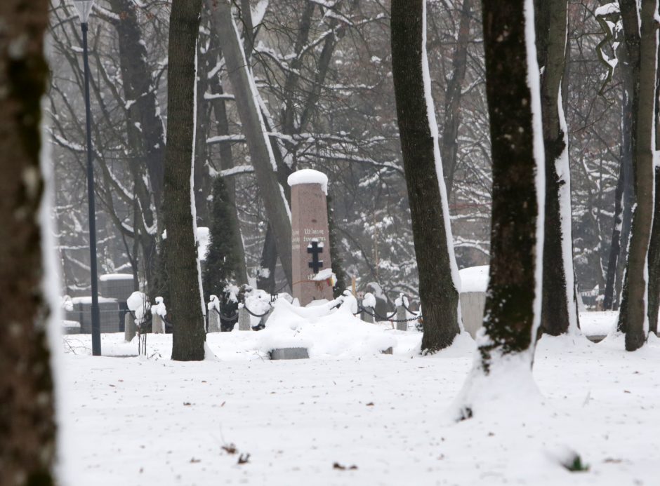 Skulptūrų parke stabtelėjo darbai