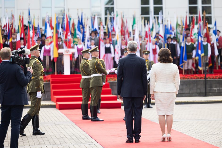 Iškilminga Respublikos Prezidento vėliavos keitimo ceremonija