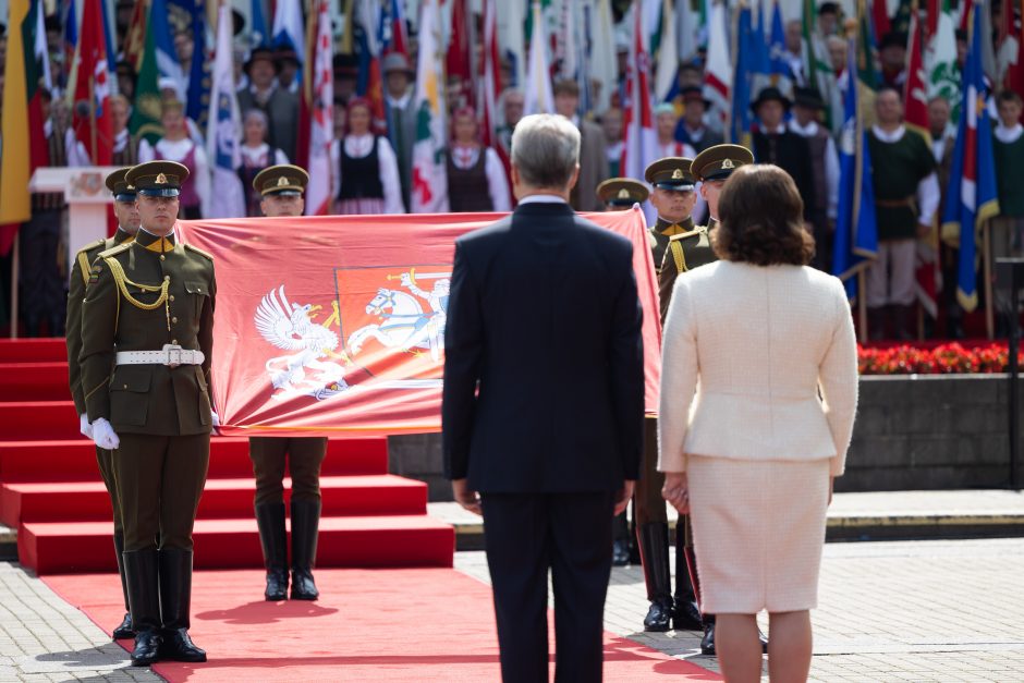 Iškilminga Respublikos Prezidento vėliavos keitimo ceremonija