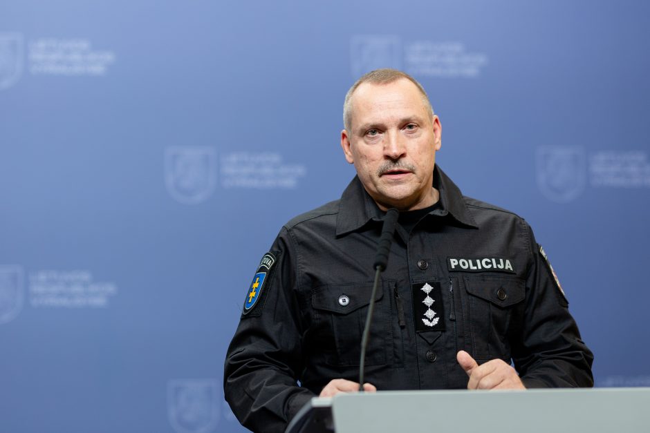 A. Paulauskas: pradedantis policijos pareigūnas turi gauti 1,5 tūkst. eurų