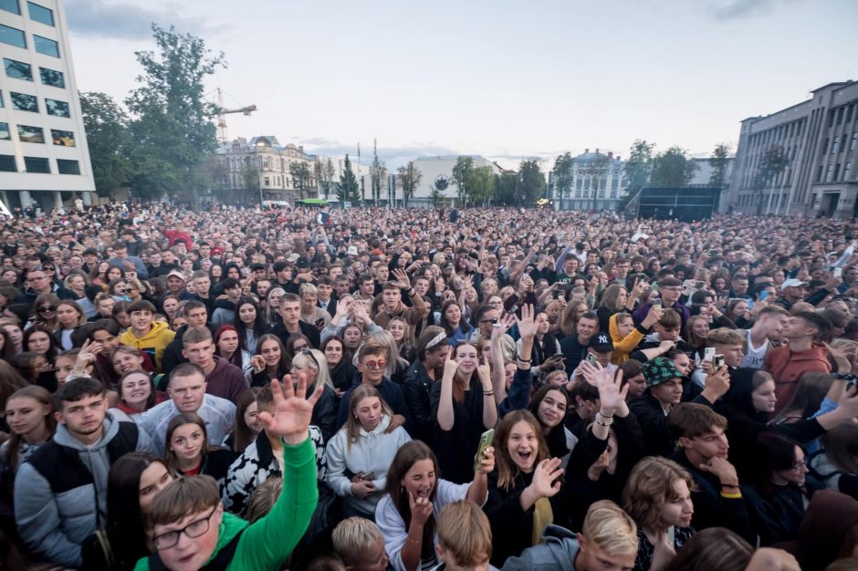 Rugsėjo 1-ąją Kauno universitetai šventė kartu: mieste – nemokamas koncertas ir šviesų šou