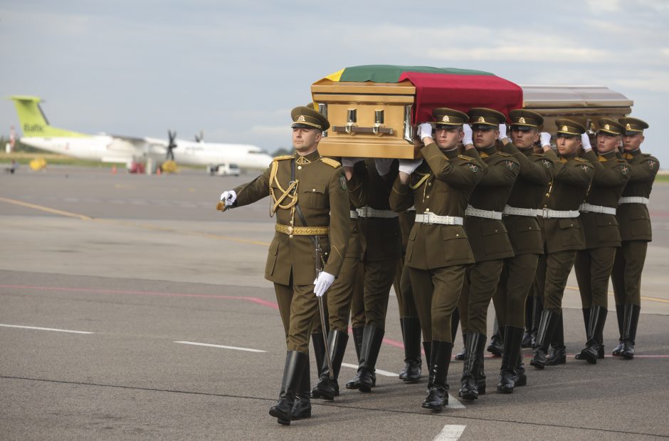 Į Lietuvą perlaidojimui atgabenti M. Biržiškos palaikai