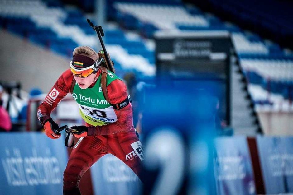 Įkandin T. Kaukėno: biatlonininką nuo jaunių čempionato medalio skyrė sekundės