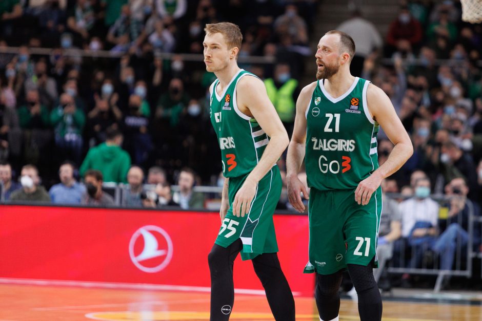  			 Antruosius šansus dovanojęs „Žalgiris” nusileido „Olympiakos”