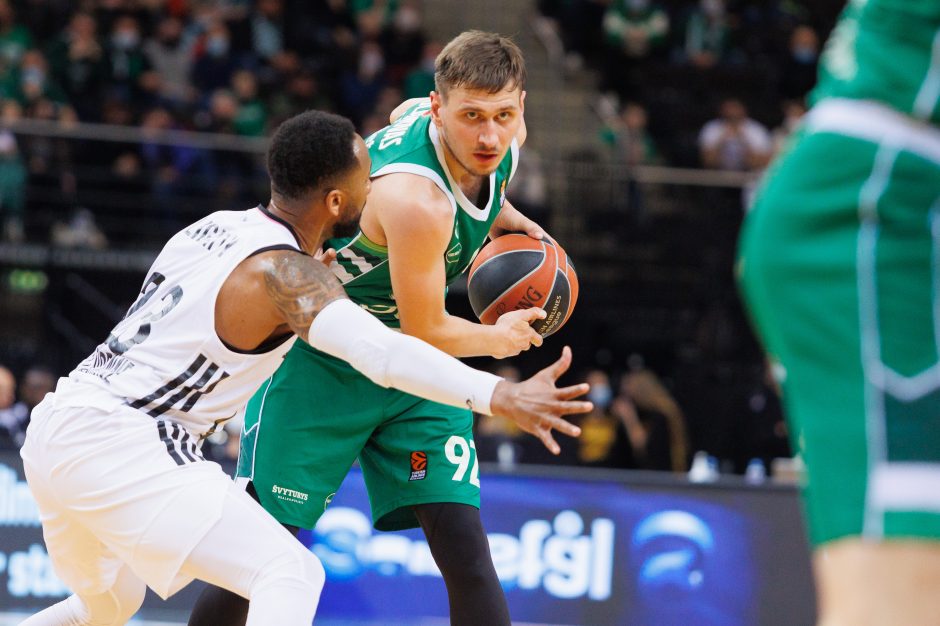 „Žalgiris“ namuose turėjo pripažinti ASVEL pranašumą