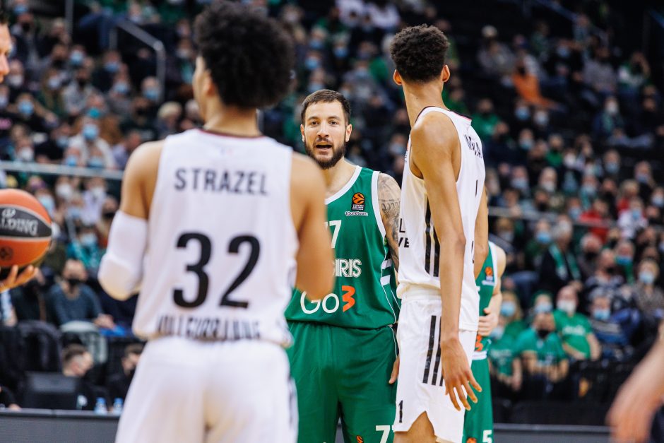 „Žalgiris“ namuose turėjo pripažinti ASVEL pranašumą