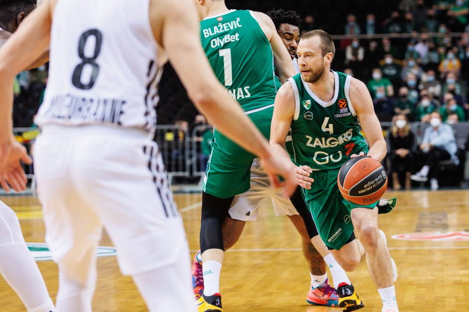 „Žalgiris“ namuose turėjo pripažinti ASVEL pranašumą