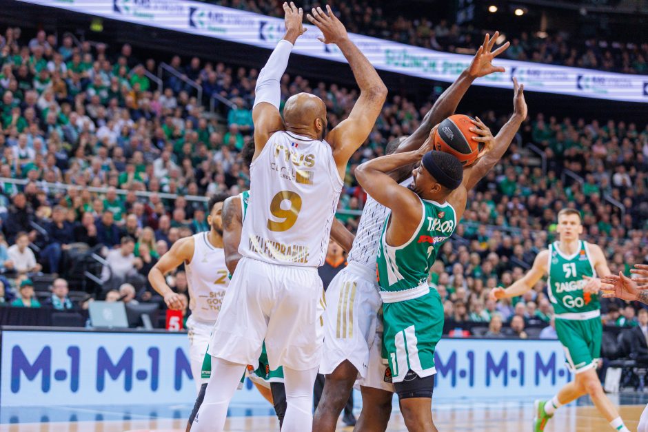 „Žalgiris“ sutriuškino ASVEL krepšininkus