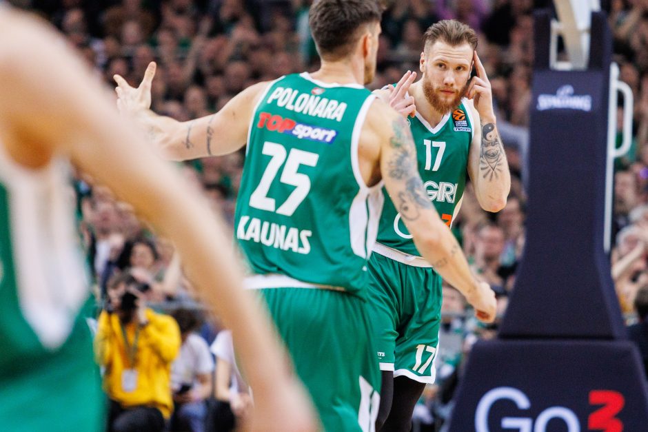 „Žalgiris“ sutriuškino ASVEL krepšininkus