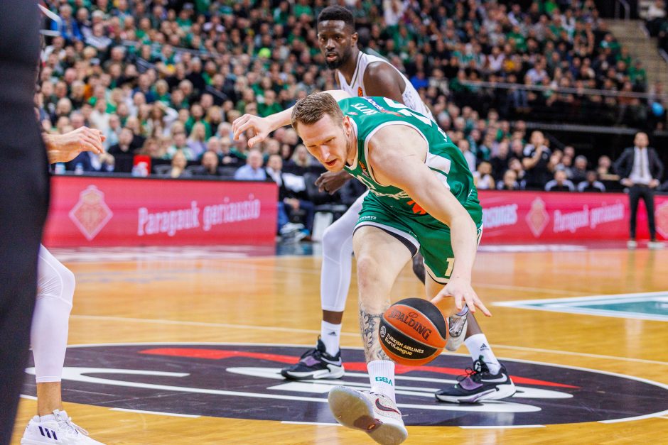 „Žalgiris“ sutriuškino ASVEL krepšininkus