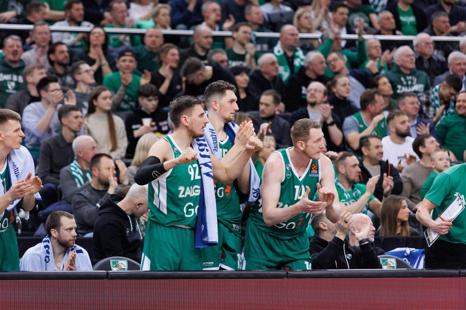 „Žalgiris“ sutriuškino ASVEL krepšininkus