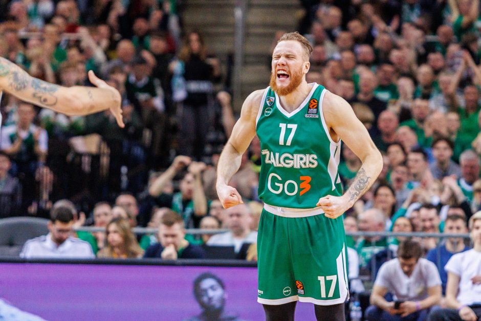 „Žalgiris“ sutriuškino ASVEL krepšininkus