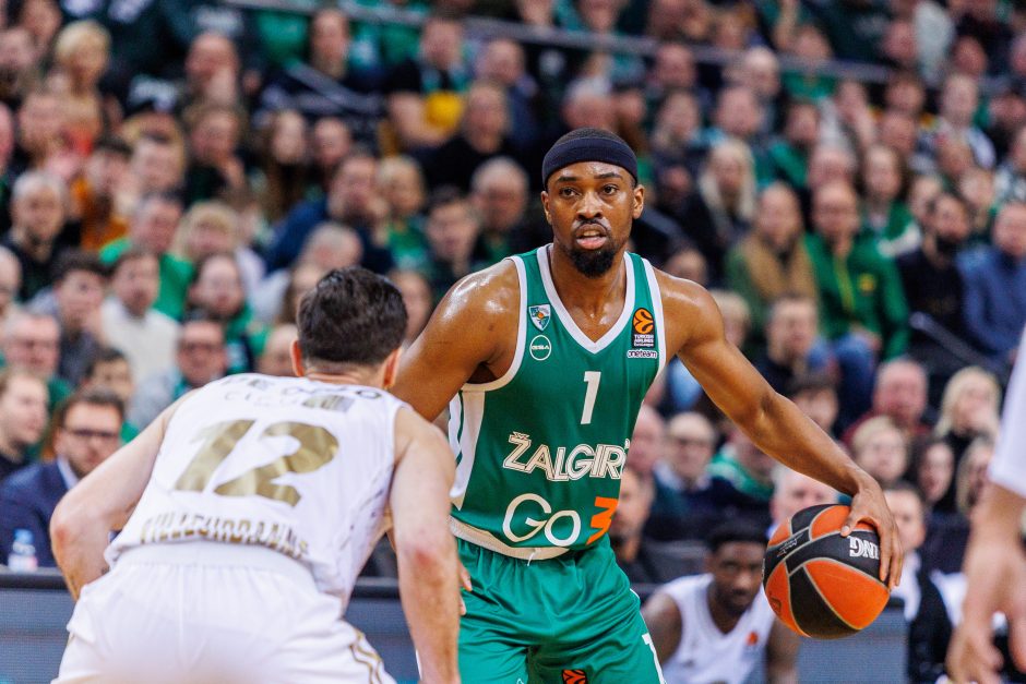 „Žalgiris“ sutriuškino ASVEL krepšininkus