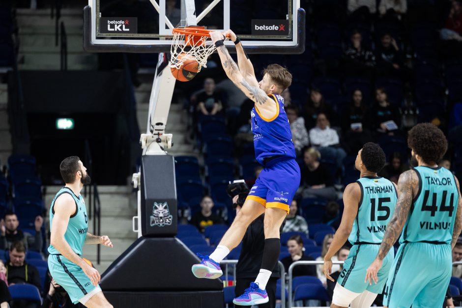 LKL: Vilniaus „Wolves“ – Klaipėdos „Neptūnas“ 92:73