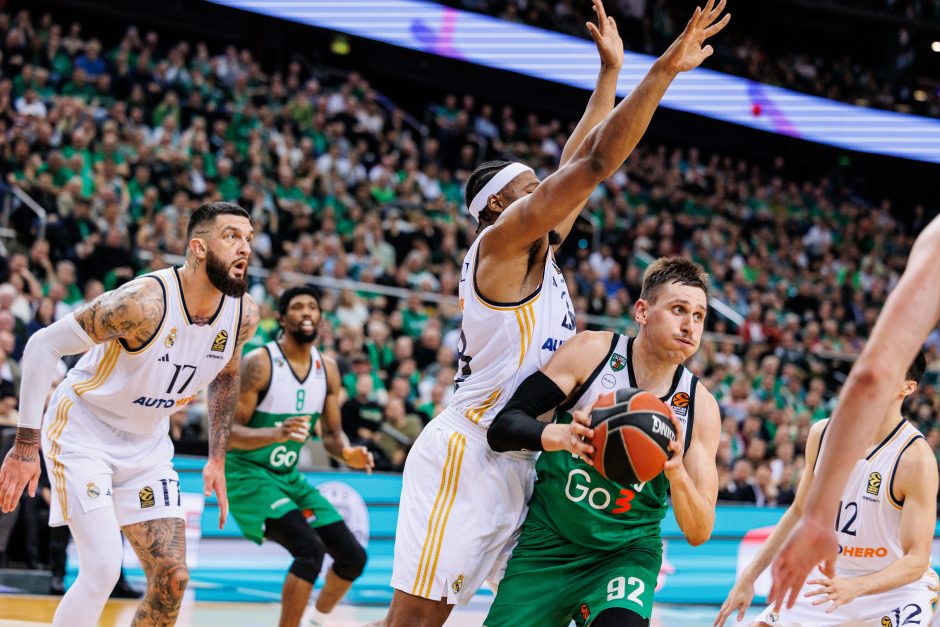 Eurolyga: Kauno „Žalgiris“ – Madrido „Real“ 62:64