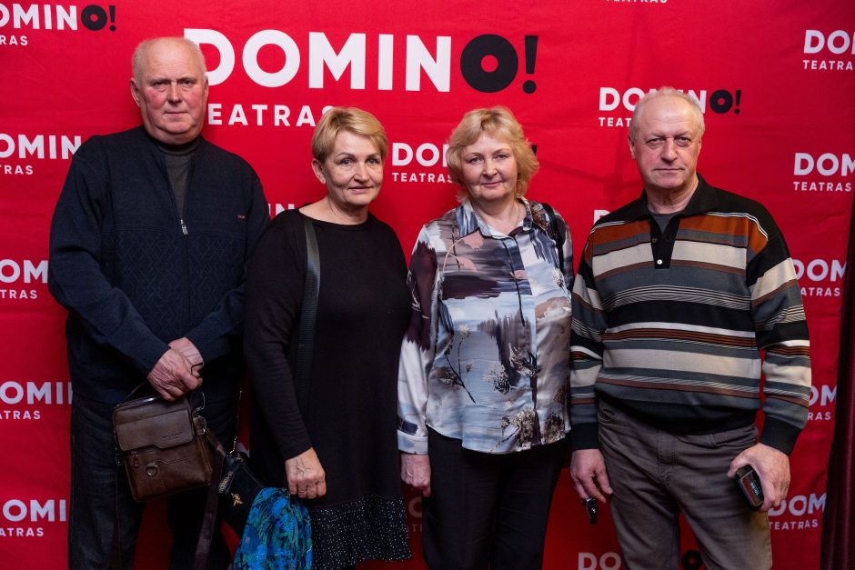 „Domino“ teatro komedijos „Urvinis žmogus“ premjeros svečiai