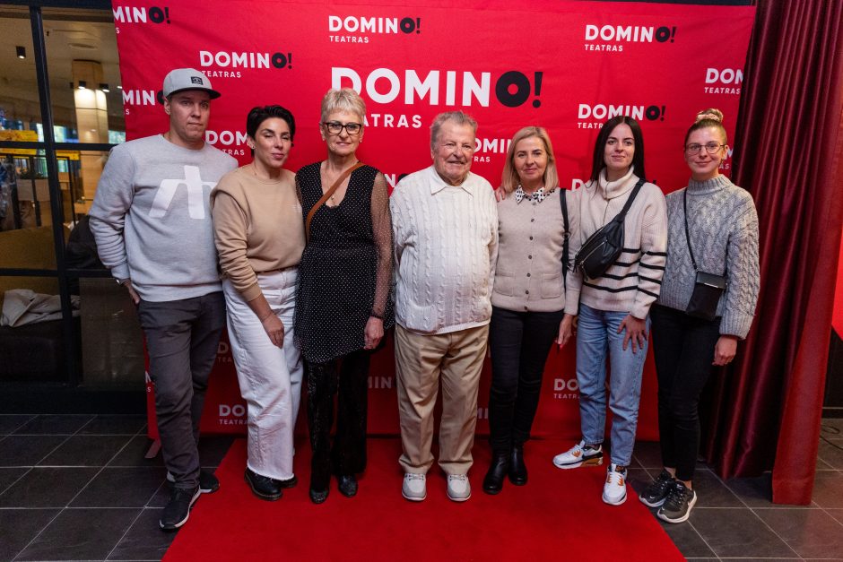 „Domino“ teatro komedijos „Urvinis žmogus“ premjeros svečiai