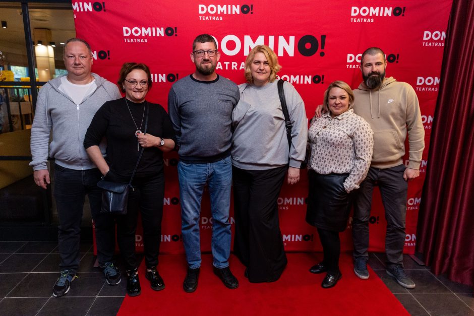 „Domino“ teatro komedijos „Urvinis žmogus“ premjeros svečiai