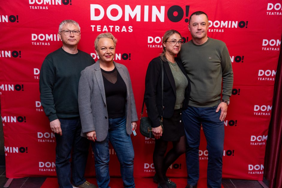 „Domino“ teatro komedijos „Urvinis žmogus“ premjeros svečiai