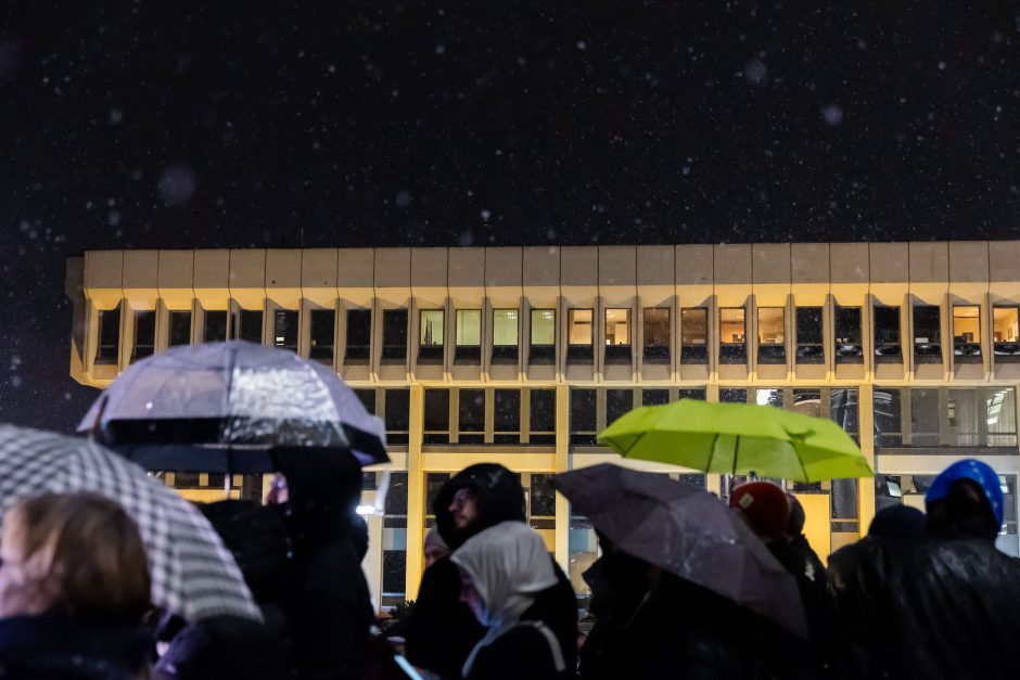 Vienas protesto organizatorių prašo G. Palucko paneigti žodžius apie „Dešimt tylos minučių“