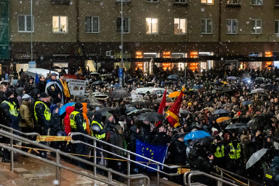 Vienas protesto organizatorių prašo G. Palucko paneigti žodžius apie „Dešimt tylos minučių“