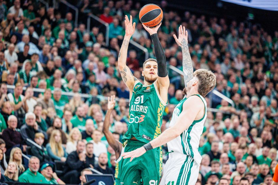 Eurolyga: Kauno „Žalgiris“ – Atėnų „Panathinaikos“ 84:77