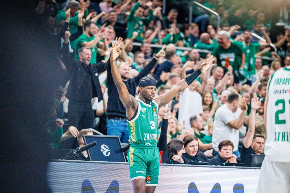 Eurolyga: Kauno „Žalgiris“ – Atėnų „Panathinaikos“ 84:77