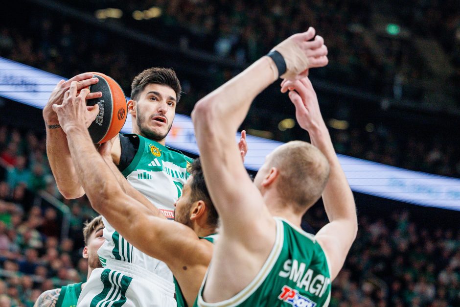 Eurolyga: Kauno „Žalgiris“ – Atėnų „Panathinaikos“ 84:77