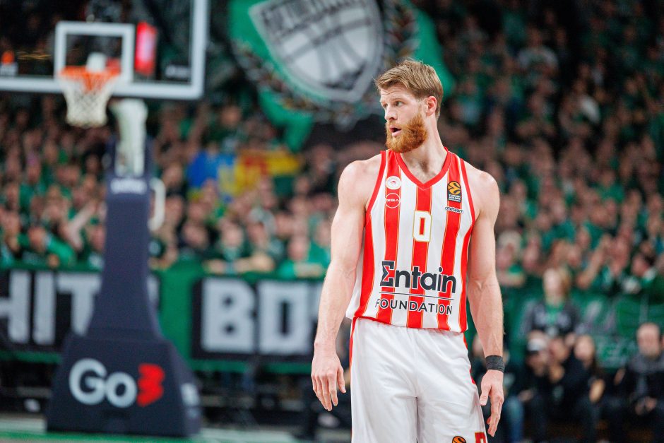 Ilgą laiką pirmavęs „Žalgiris“ nusileido „Olympiacos“ ekipai