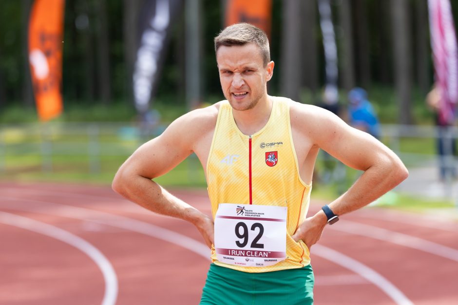 Individualius prizus susišlavę Lietuvos lengvaatlečiai Baltijos čempionate liko treti