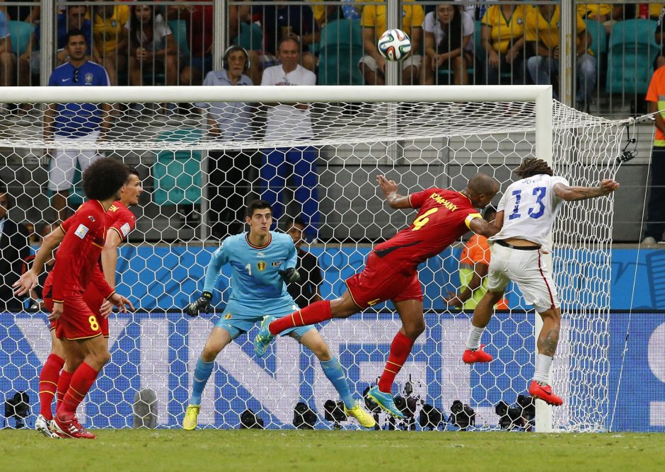 Nuolat atakavę Belgijos futbolininkai į ketvirtfinalį prasibrovė tik po pratęsimo