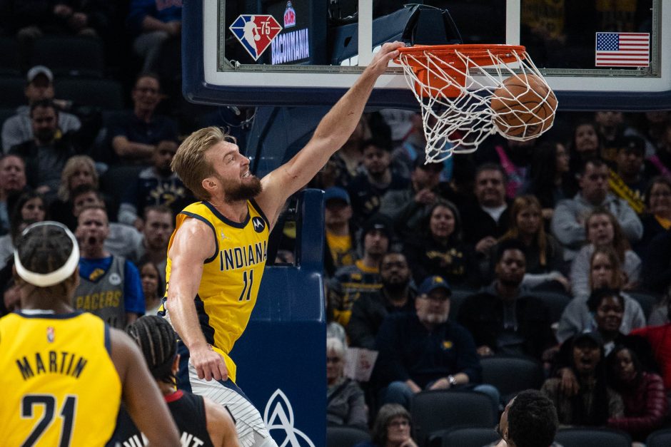 Sujudimas „Pacers“ komandoje: D. Sabonis gali būti iškeistas