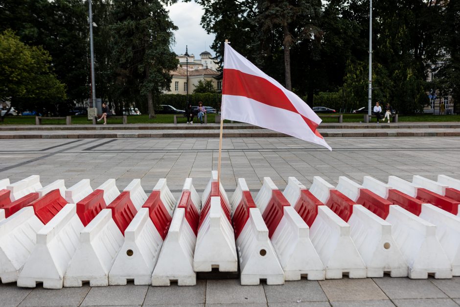 Eitynėmis ir mitingu Vilniuje baltarusiai paminėjo prezidento rinkimų metines 