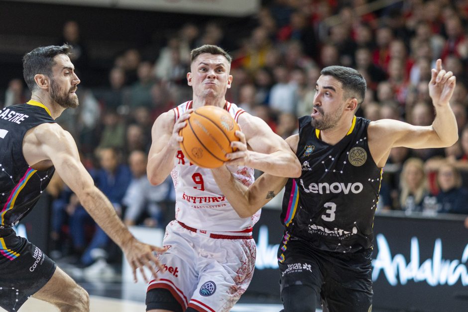  			 Čempionus patiesęs „Rytas” pratęsė sezoną tarptautiniame fronte