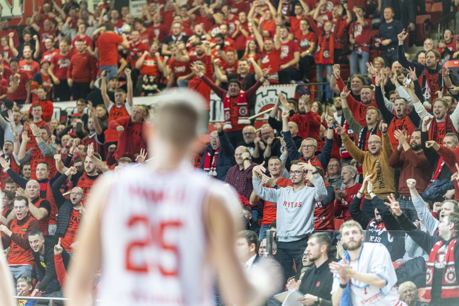  			 Čempionus patiesęs „Rytas” pratęsė sezoną tarptautiniame fronte