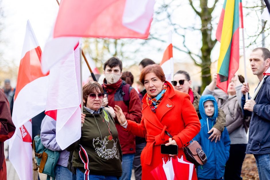 Baltarusijos opozicija Vilniuje minėjo Laisvės dieną 