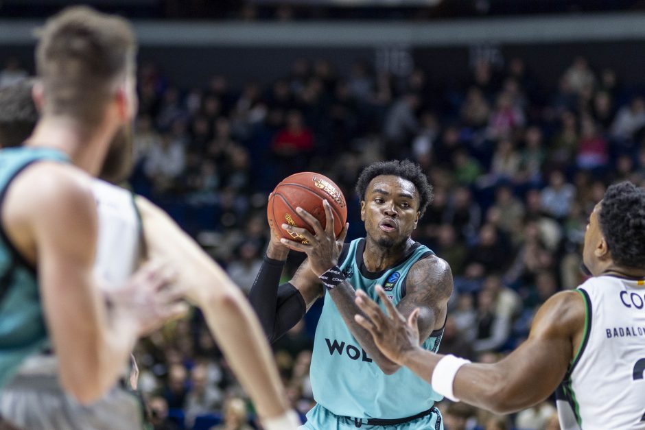 Europos taurė: Vilniaus „Wolves“ – Badalonos „Joventut“ 79:94