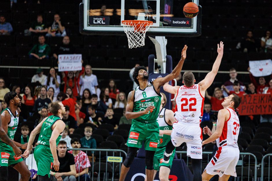 LKL: Kauno „Žalgiris“ – Mažeikių „M Basket–Delamode“ 95:68