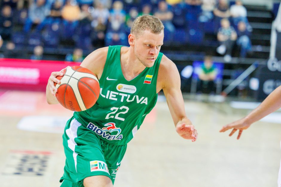 Kontrolinės krepšinio rungtynės: Lietuva – Libanas 105:66
