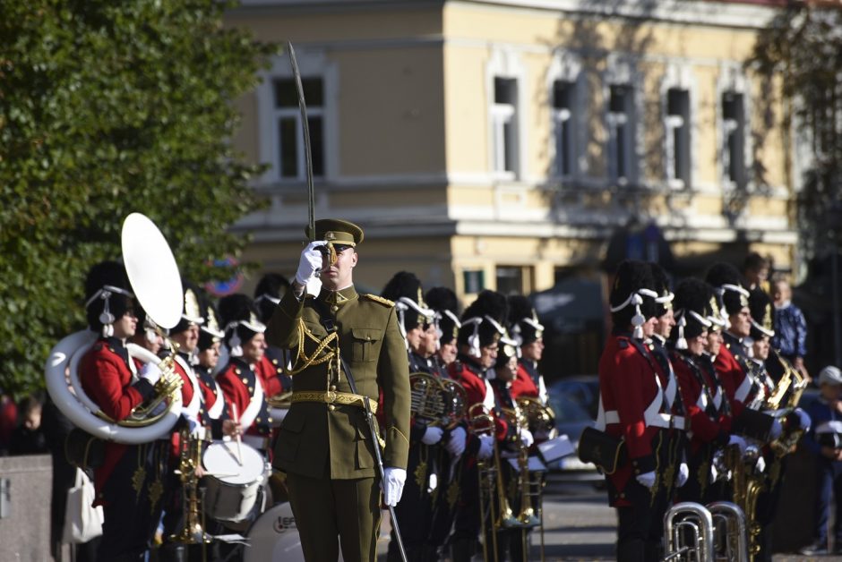 Simboliškai atkartota istorinė Oršos mūšio laimėtojo triumfo eisena