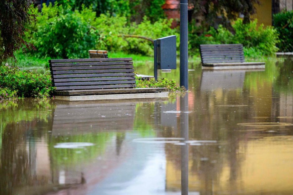 Dėl smarkių liūčių sukeltų potvynių Slovėnijoje žuvo mažiausiai 3 žmonės