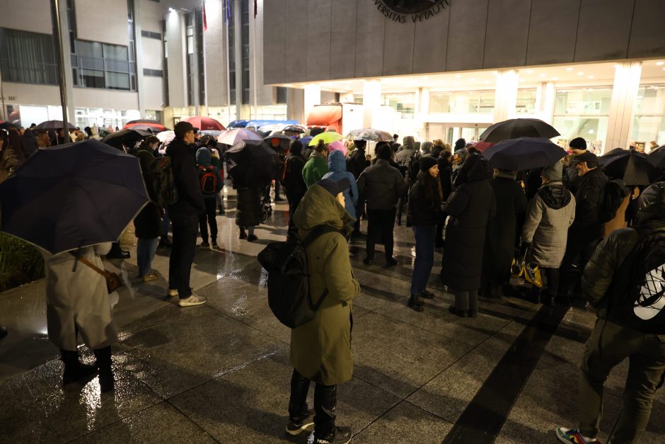 Protestuotojai Kaune: sunku suvokti, kas vyksta