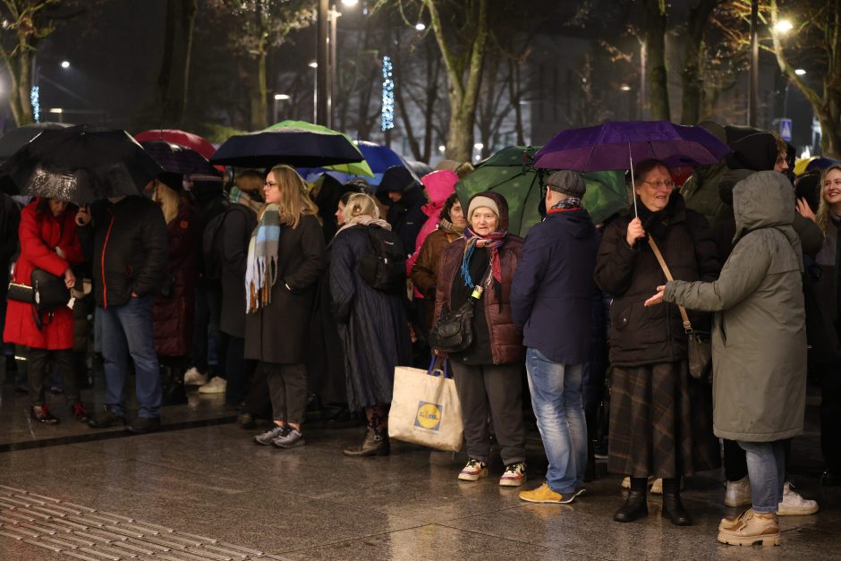 Protestuotojai Kaune: sunku suvokti, kas vyksta