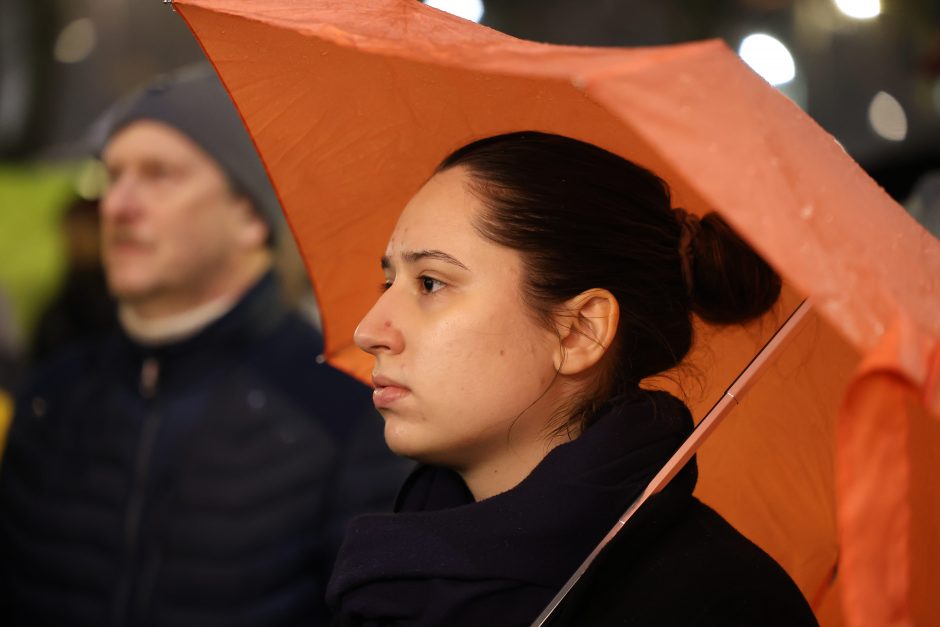 Protestuotojai Kaune: sunku suvokti, kas vyksta