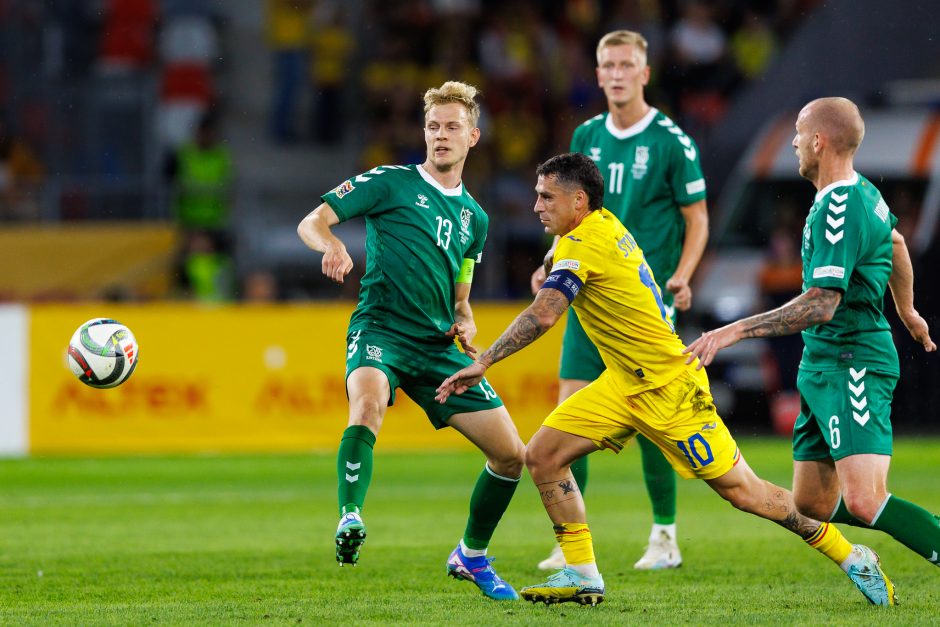 Rumunijoje – dramatiškas Lietuvos futbolininkų pralaimėjimas paskutinėmis minutėmis