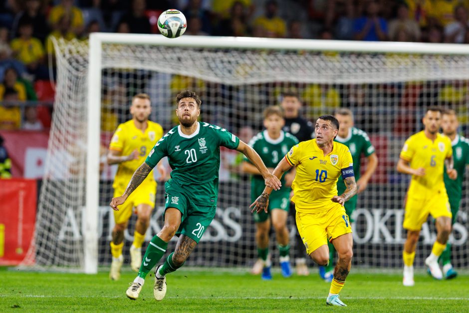 UEFA Tautų lyga: Rumunija – Lietuva 3:1