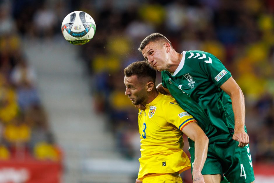 UEFA Tautų lyga: Rumunija – Lietuva 3:1