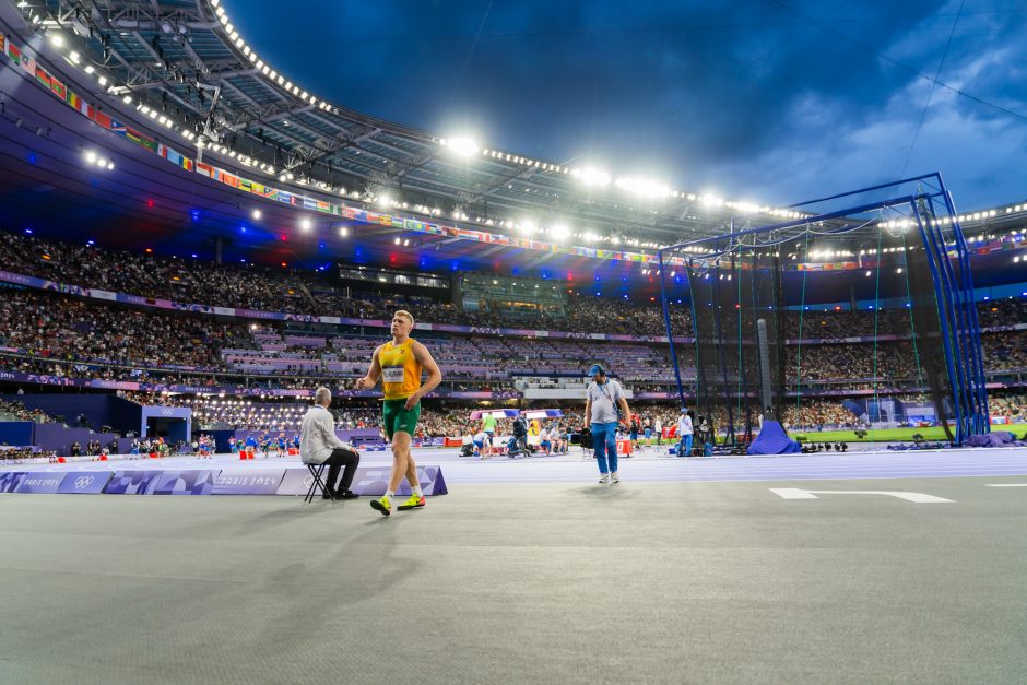 Olimpinių žaidynių disko metimo finalas